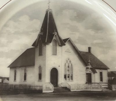 United Methodist Church Lynden plate